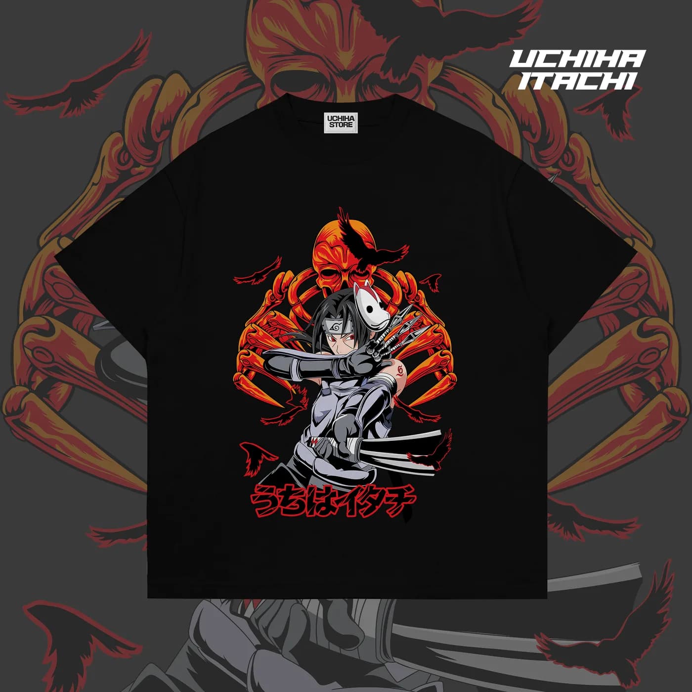 Anbu Itachi Naruto Shirt (Black)