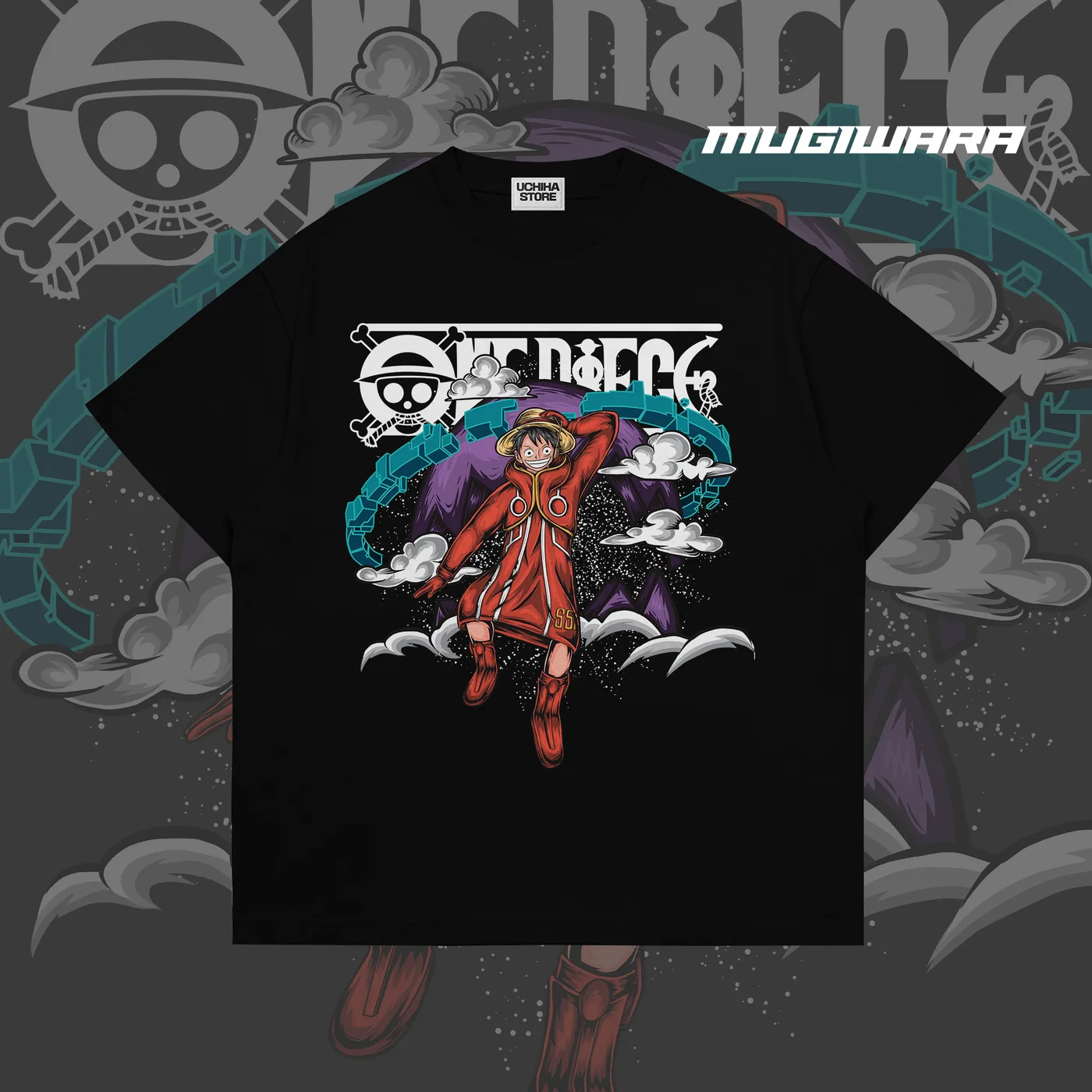 Egghead Luffy One Piece Shirt (Black)