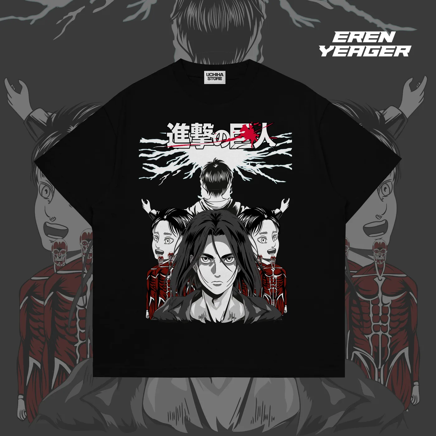 Eren Freedom Attack On Titan Shirt (Black)