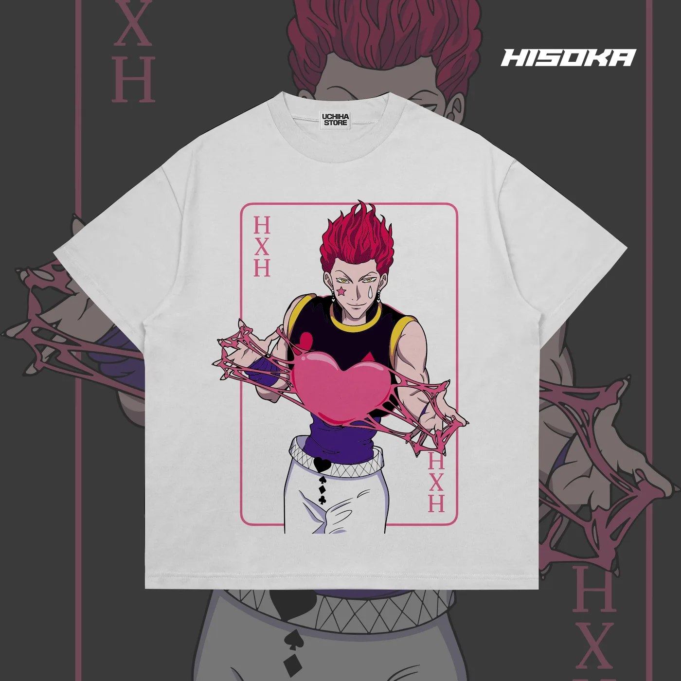 Hisoka Hunter X Hunter Shirt (White)