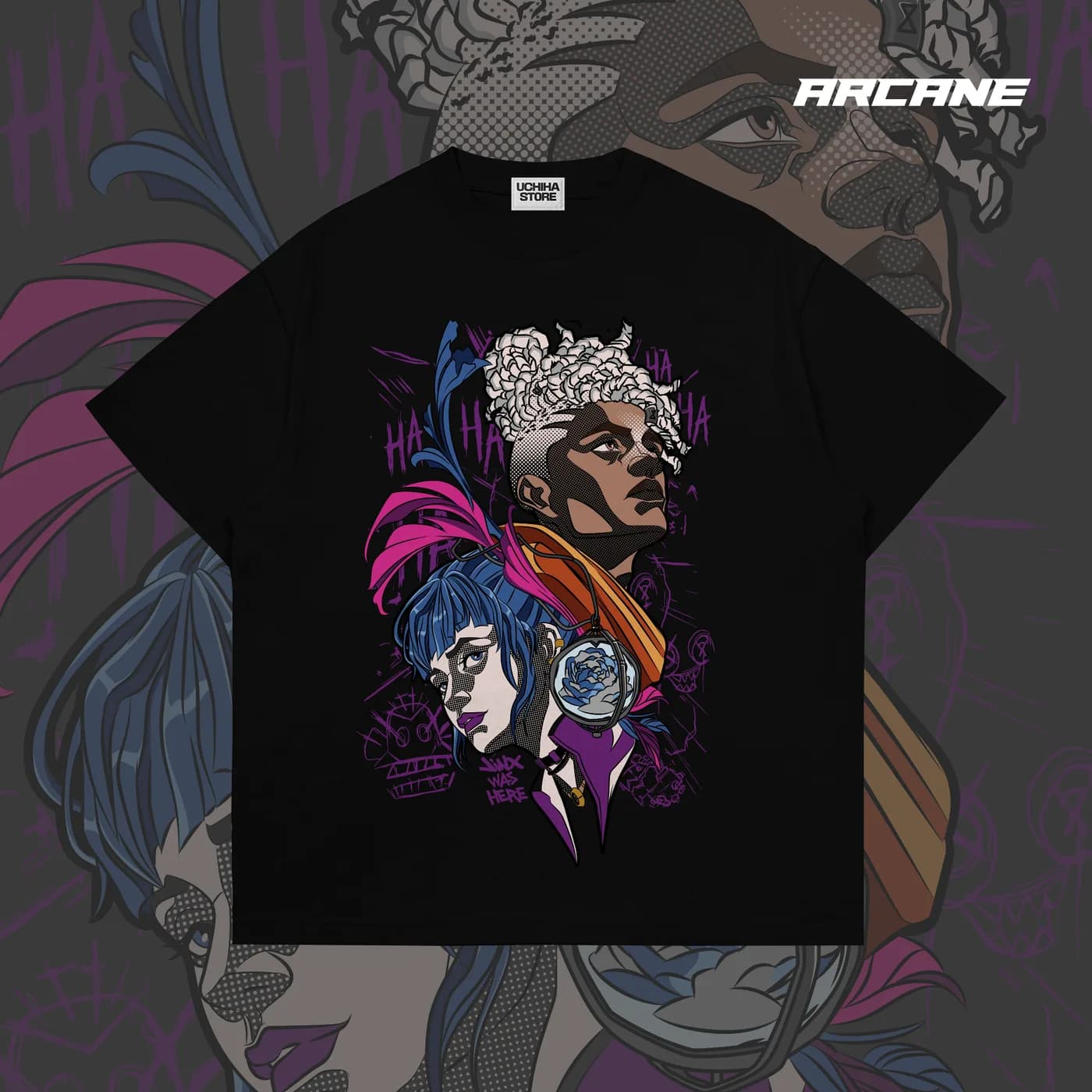 Jinx And Ekko Shirt (Black)