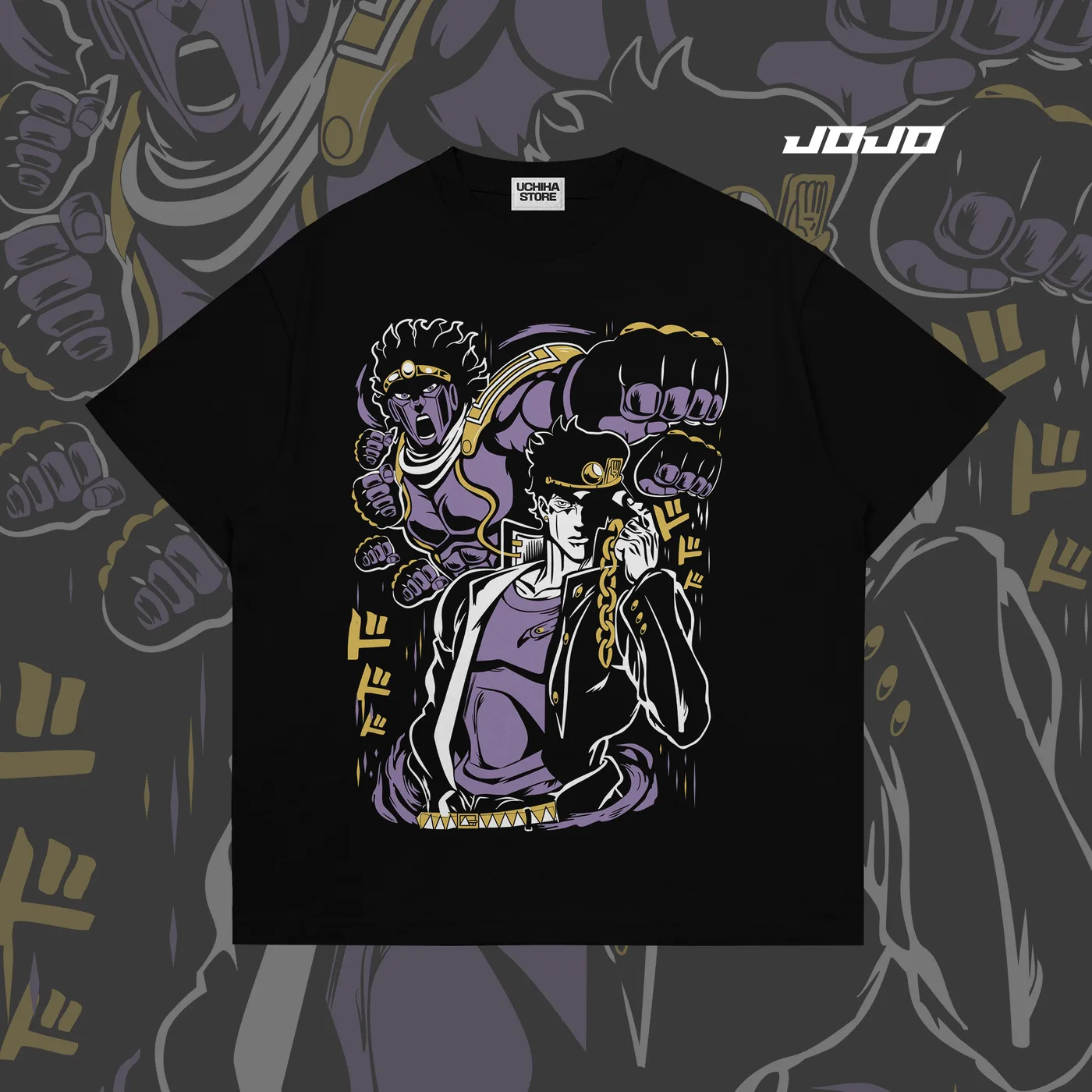 Jojo Star Platinum Shirt (Black)