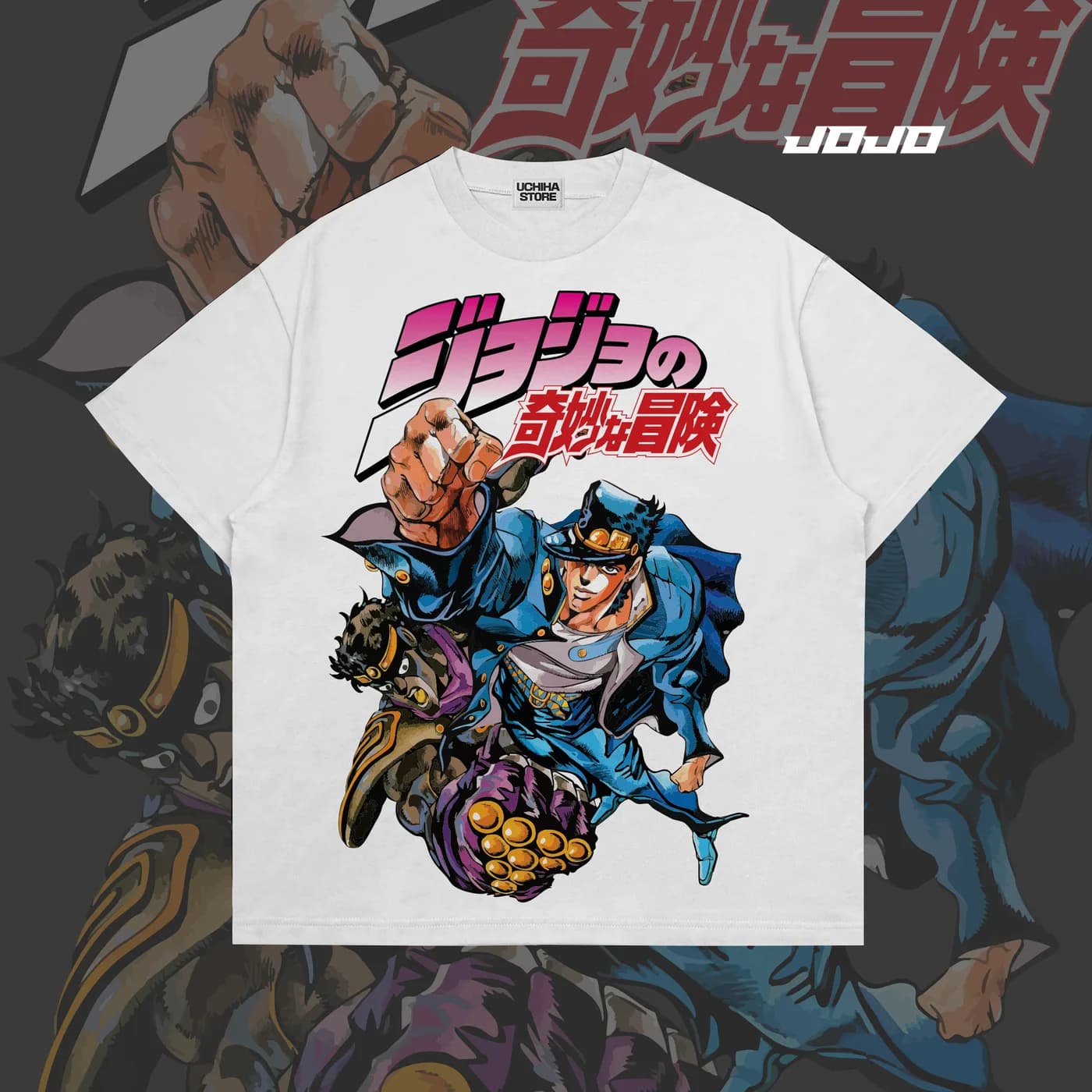 Jotaro And Star Platinum (White)