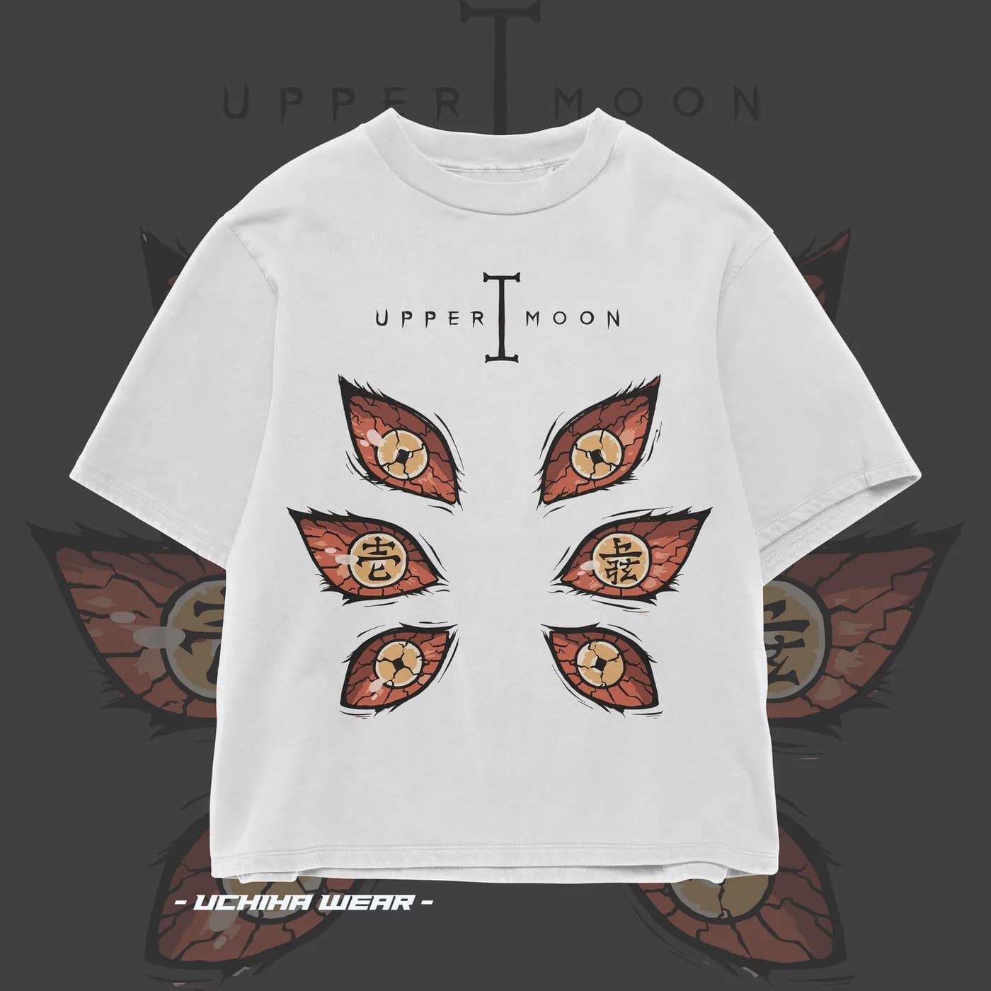 Kokushibo Eyes Demon Slayer Shirt (White)