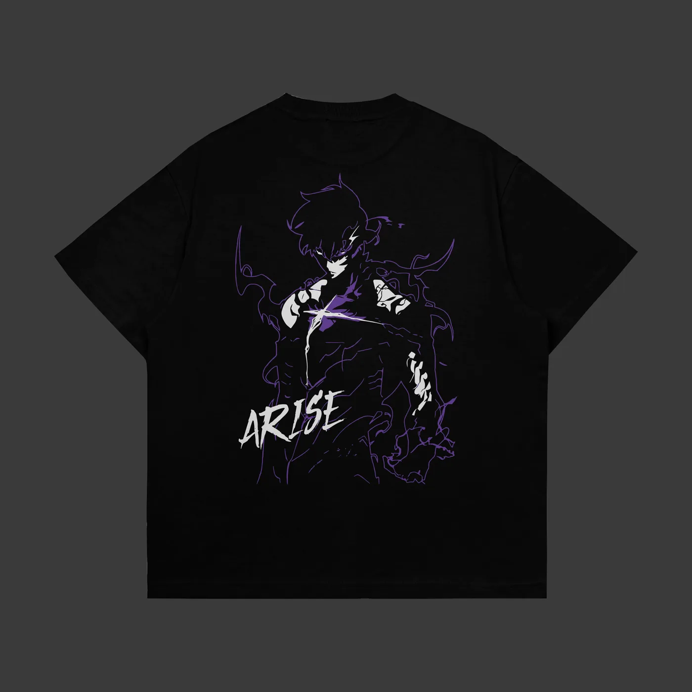Solo Leveling (Black), back view