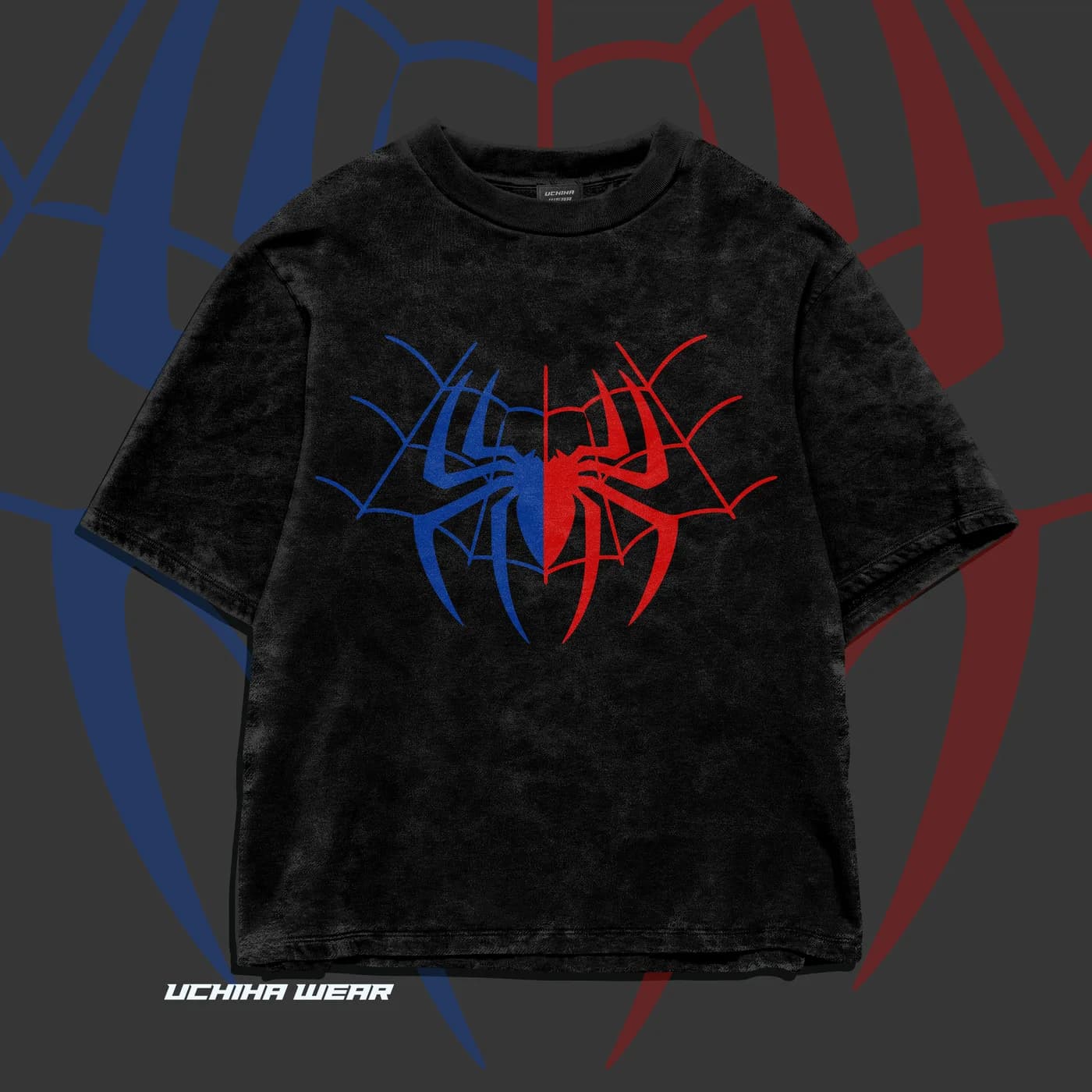 Spiderman Red And Blue T Shirt (Acid Wash)
