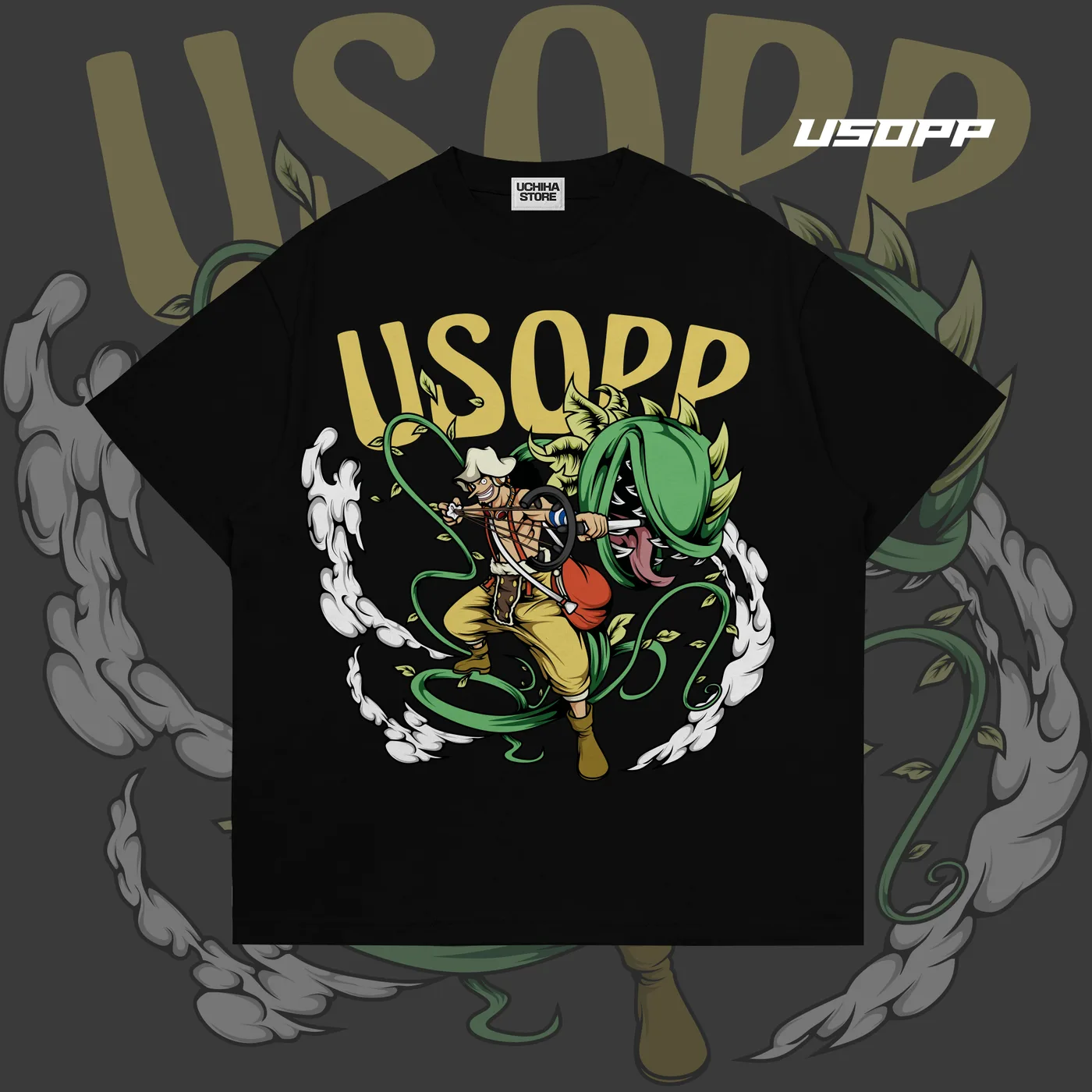 Usopp One Piece Shirt (Black)